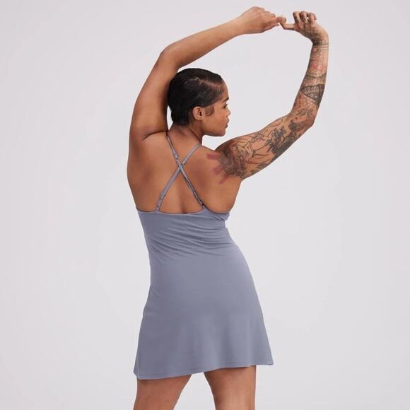 girlfriend collective Naomi Workout Dress Sea Glass 4XL - Picture 2 of 9